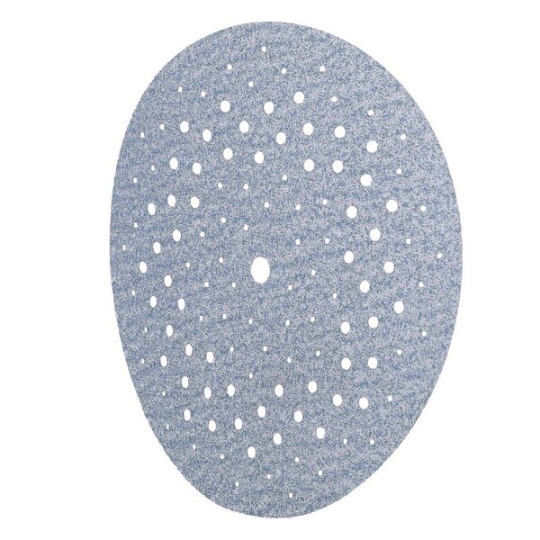 Norton Co 0 Sanding Disc, 5 in Dia, 1116 in Arbor, Coated, P100 Grit, Medium, Alumina Ceramic Abrasive - 3231