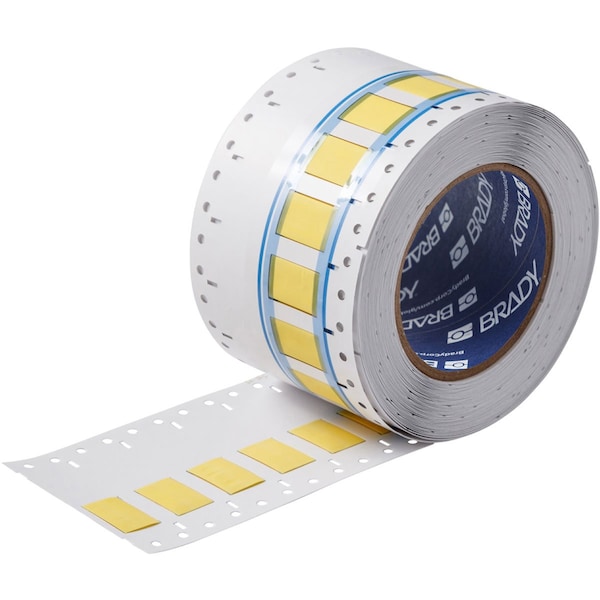 Brady BSP45 Series PermaSleeve Heat Shrink  Wire Marking Sleeves Jumbo Roll, 0.375in Diax1in W, Yellow - SA-3PS-375-1-YL-J