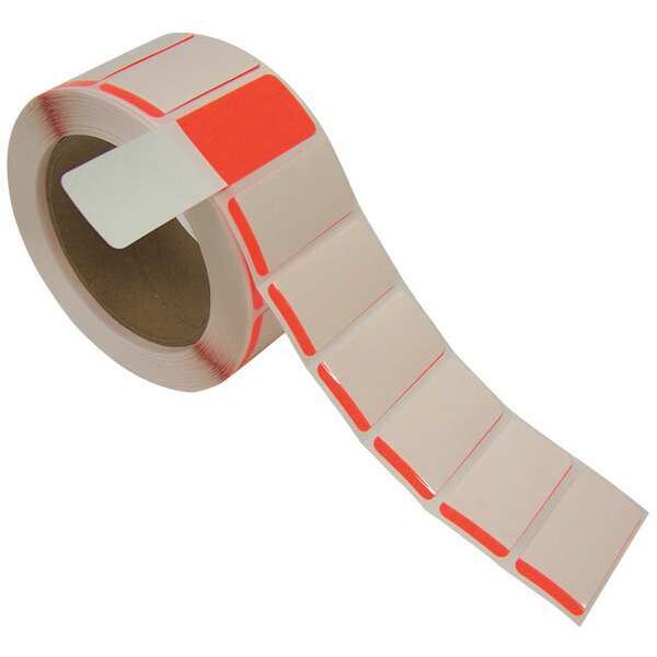 Badger Tag & Label Self-Laminating Label, 1x2 In., PK500, 6994R - 6994R