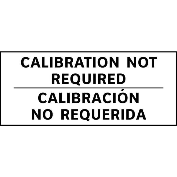 Stranco Calibration Label, Bilingual, 1in H, PK225, TC3-21104 - TC3-21104