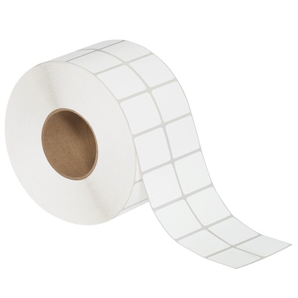 Tape Logic 2 x 1 1/2in 2-Up White Thermal Transfer Labels - THL613