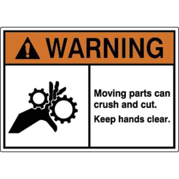 Zoro Select Label, Machine/Equipment, 3-1/2 in. H, PK5, HWL-535-726-5PK - HWL-535-726-5PK