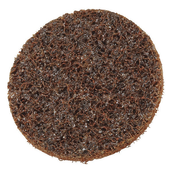 Scotch-Brite Hook-and-Loop Surface Conditioning Disc, 2" Dia, No Hole, Aluminum Oxide, Not Applicable Grit - 7000120557