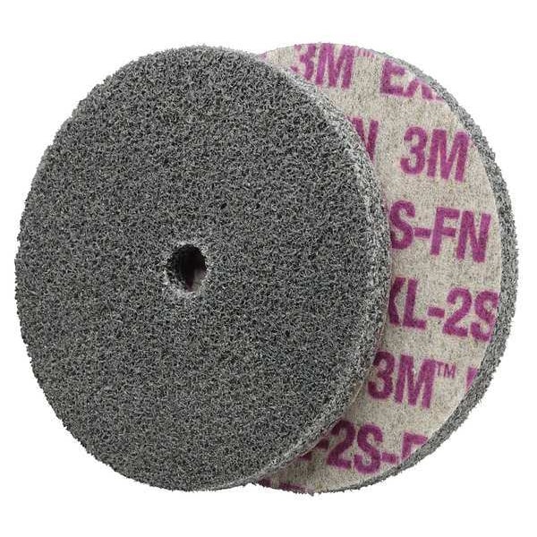 Scotch-Brite Unitized Wheel, 6" Dia, Center Hole, Silicon Carbide, 150 Grit, Coated Type, XL-UW - 61500122553