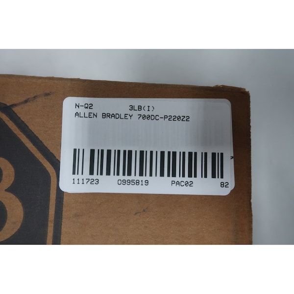 Relé de control de corriente continua Allen Bradley 230-250V-DC - 700DC-P220Z2