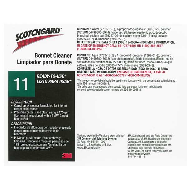 Tolco Secondary Label, Black, Green/White, PK12 - 340411