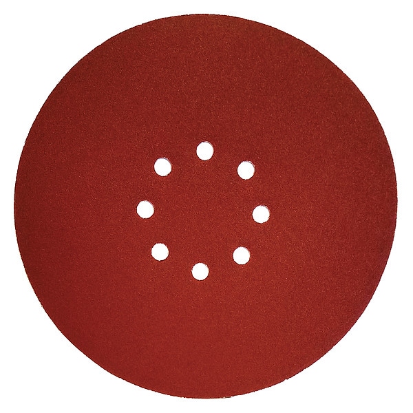 Bn Products Usa Drywall Sanding Disc, 9 in Dia, 8 Hole, Aluminum Oxide, 80 Grit, Coated Type, SDR9 - SDR9-80/10