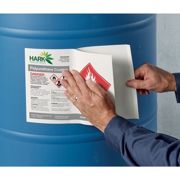 Avery 8-1/2" x 11" GHS Chemical Labels for Laser Printers, 500 labels/500-sheets - 7278260507