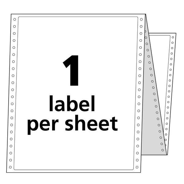 Avery 8-1/2" x 11" GHS Chemical Labels for Laser Printers, 500 labels/500-sheets - 7278260507