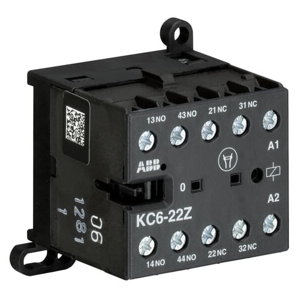 Abb KC6-22Z-01, RELÉ DE CONTROL, 2NO 2NC, 24VCC, PAQ 10 - KC6-22Z-01