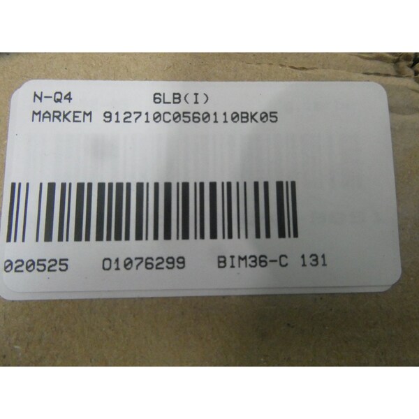 Markem THERMAL TRANSFER RIBBON 110MM X 560M INK RIBBON, 5PK - 912710C0560110BK05