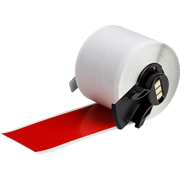 Brady Label, 1 29/32 in W, Outdoor, Red - M6C-1900-439-RD