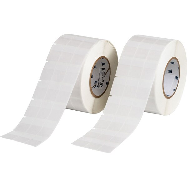 Brady High Adhesion Self Lam Vinyl Wire Cable Lbl 1.437in H x 1in W WT/CL PK of 2/RL, 2PK - THT-9-417-10