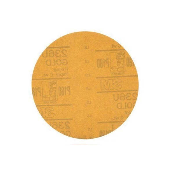 3M 3M Hookit Gold Disc 236U, 00979, 6 in, P180C, 100PK - 7000118754