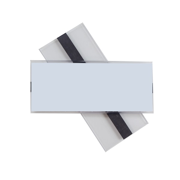 C-Line Products Clear Magnetic Label Holders, Side Load, 6 x 2-1/2, Clear, PK100 - 87825-BX