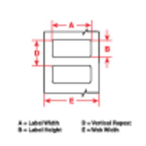 Brady Label, Light Gray, Labels/Roll: 1300 - B33-17-486