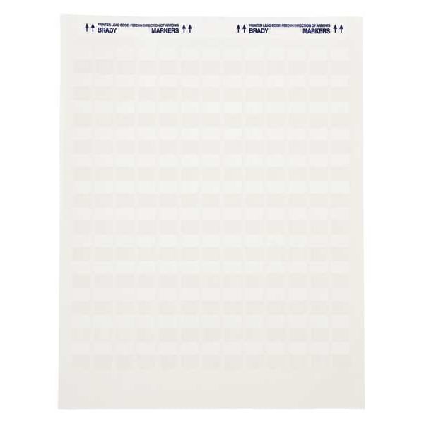 Brady Label, White/Transluscent, Labels/Roll: 128 - JET-27-117-5