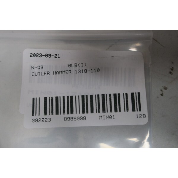 Bobina de relé de partes y accesorios 480V-AC - 9-1318-110 de Eaton Cutler-Hammer