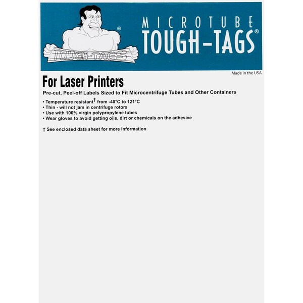 Diversified Biotech Tough-Tags, 1.5-2.0ml, White, 2520/pk, 2520PK - 247105