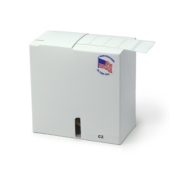 Globe Scientific Label Rolls, Cryo, 33x13mm, for 1.5/2mL Tubes, White, 1000PK - LCR-33X13W