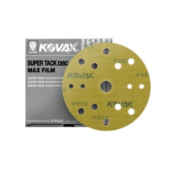 Eagle Abrasives High Performance Sanding Disc, 6 in, 15 Holes, 500 Grit, 50PK - 523-0500