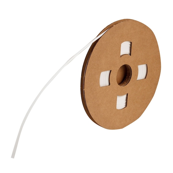 Brady PermaSleeve Heat Shrink Wire and Cable Continuous Labels for 3in Core Printers - 1/8in Dia White - PS-C-125-WT