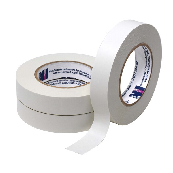 Nevs 1" wide x 60yd White Labeling Tape - T-100-WHITE