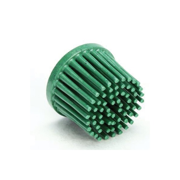 3M Scotch-Brite Roloc Bristle Disc 07530, 1 in 50 Green, 10 per box 4 bxs pr cs, 10PK - 7100138171
