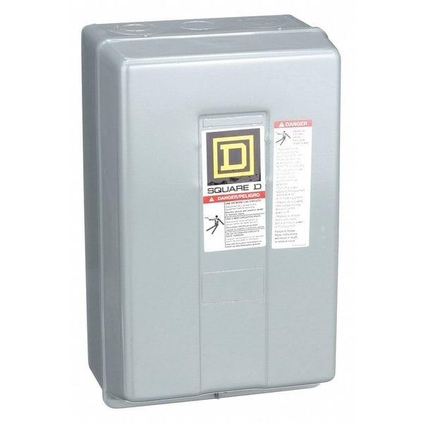 Interruptor de iluminación mecánico de Square D de 30 amperes y 6 polos en gabinete Nema1 - 8903LXG60V02