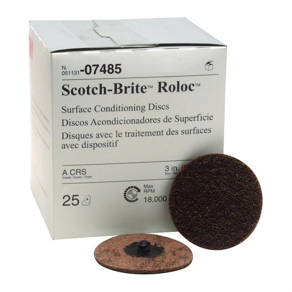 3M Automotive Disc Roloc 3 Cs 25/Bg Brown - MMM7485