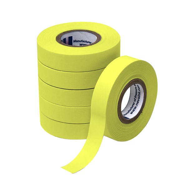 Nevs 1/2" wide x 500" Chartreuse Labeling Tape - TC-05-CHARTREUSE