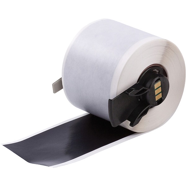 Brady Label, 1 29/32 in W, Outdoor, Black - M6C-1900-439-BK