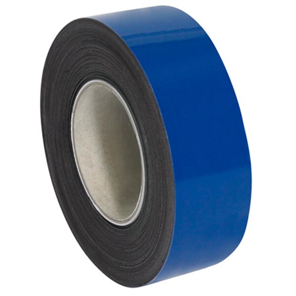 Officespace 2 in. x 50 ft. Blue Warehouse Labels - Magnetic Rolls - OF3352978
