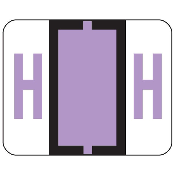 Smead Label, Bccr, Endtab, ""H"", Lvndr Pk - SMD67078