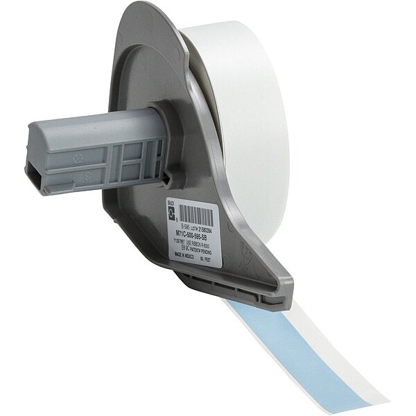 Brady Label, 1/2 in W, Outdoor, Sky Blue - M7C-500-595-SB