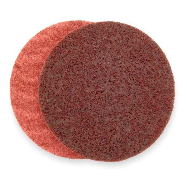 Arc Abrasives Hook-and-Loop Surface Conditioning Disc, 4-1/2" Dia, No Hole, Aluminum Oxide, Not Applicable Grit - 62014