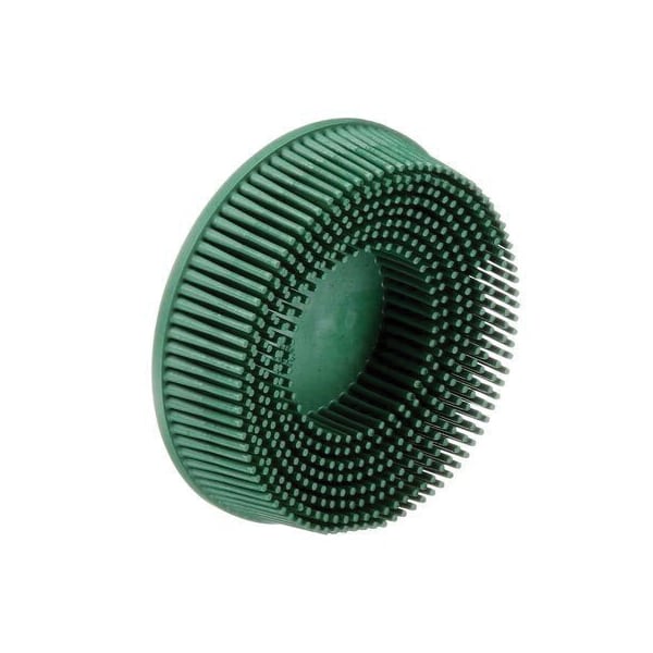 3M Scotch-Brite Roloc Bristle Disc, 3 in x 5/8 Tapered 50 - 7000000745