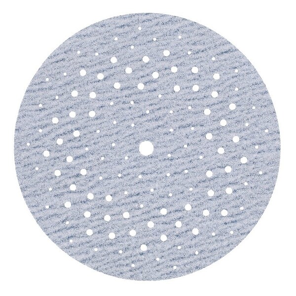 Norton Co 0 Sanding Disc, 5 in Dia, 1116 in Arbor, Coated, P120 Grit, Medium, Alumina Ceramic Abrasive - 4035