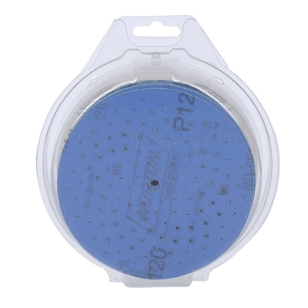Norton Co 0 Sanding Disc, 5 in Dia, 1116 in Arbor, Coated, P120 Grit, Medium, Alumina Ceramic Abrasive - 4035