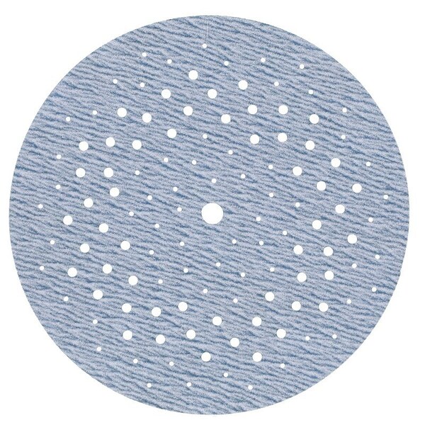 Norton Co 0 Sanding Disc, 5 in Dia, 1116 in Arbor, Coated, P220 Grit, Very Fine, Alumina Ceramic Abrasive - 3218