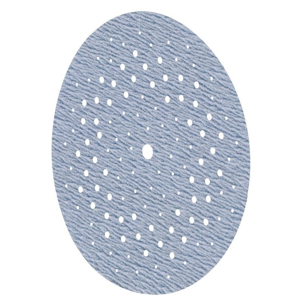Norton Co 0 Sanding Disc, 5 in Dia, 1116 in Arbor, Coated, P220 Grit, Very Fine, Alumina Ceramic Abrasive - 3218