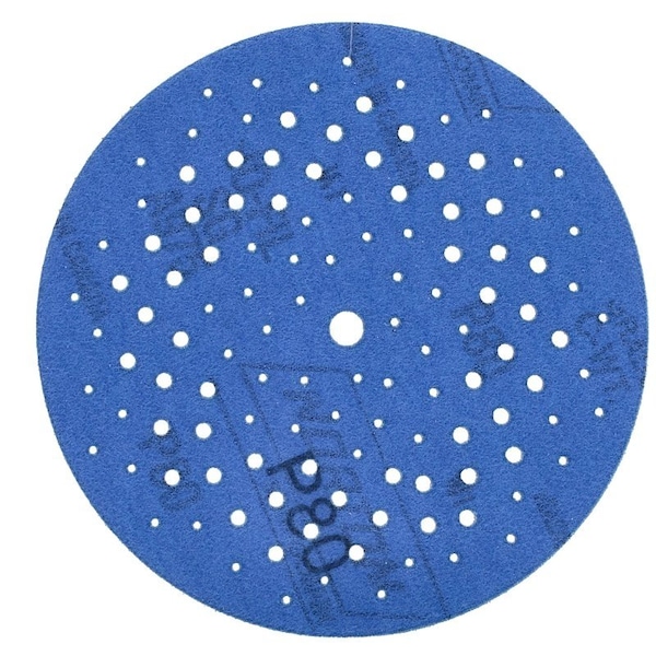 Norton Co 0 Sanding Disc, 5 in Dia, 1116 in Arbor, Coated, P80 Grit, Coarse, Alumina Ceramic Abrasive, Spiral - 4033