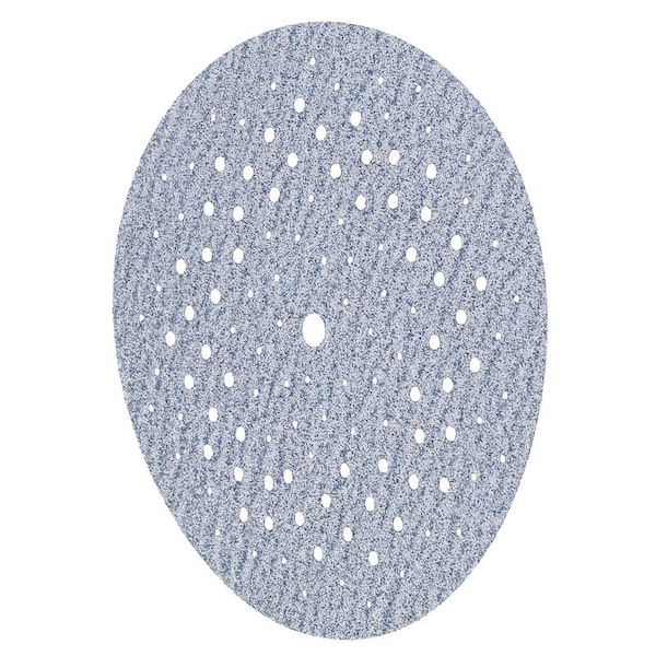 Norton Co 0 Sanding Disc, 5 in Dia, 1116 in Arbor, Coated, P80 Grit, Coarse, Alumina Ceramic Abrasive, Spiral - 4033