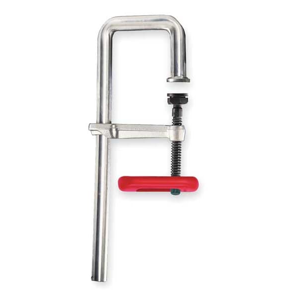 Bessey 10 in Bar Clamp, Plastic, Steel Handle and 4 3/4 in Throat Depth - J18-8