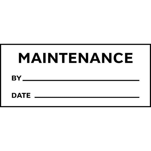 Stranco Inspection Label, ENG, Maintenance, PK225, TCSL3-10911 - TCSL3-10911