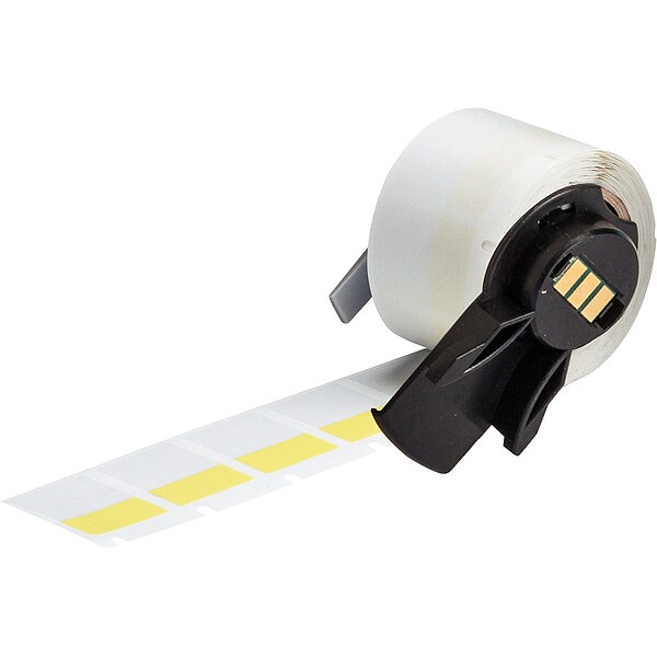 Brady Label, 3/4 in W, Clear; Yellow - M6-18-427-YL
