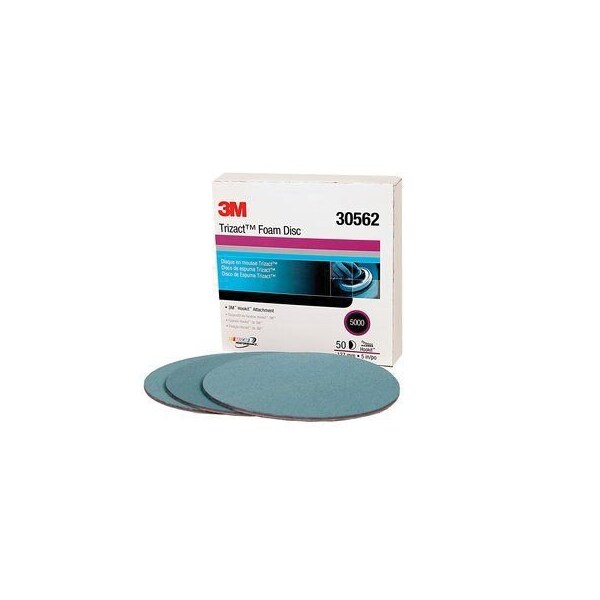 3M 3M Hookit Trizact Foam Disc, 30562, 5 in, 5000, PK/15, 15PK - 7000120107