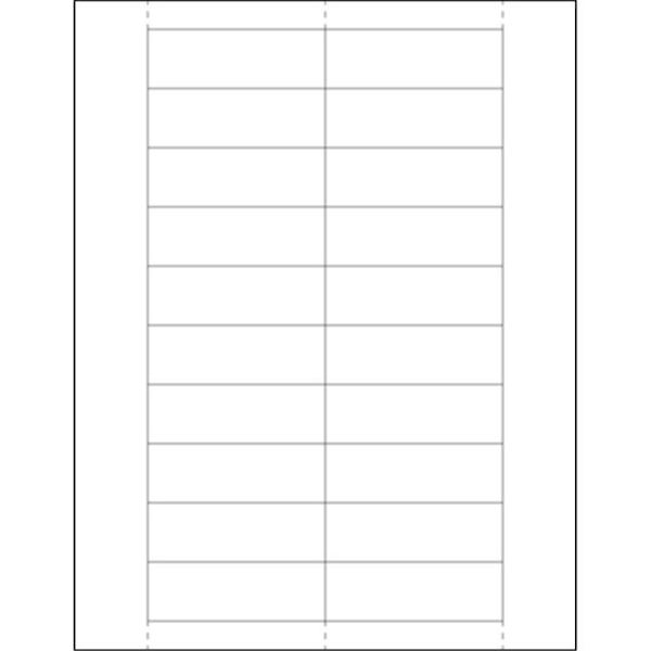 Box Partners Box Partners LH246 1 x 3 in. Plastic Label Holder Insert Cards - Pack of 1000 - LH246