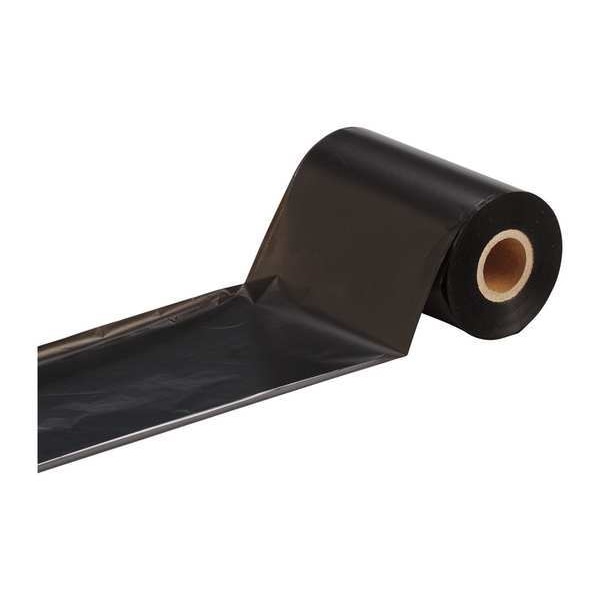 Brady Thermal Transfer Printer Ribbon, 4-21/64" W, 984 ft. L, Black - R4307
