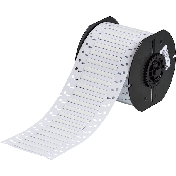 Brady PermaSleeve Heat Shrink Wire and Cable Labels Single-sided for B33 Printers-0.125in Dia x 1in White - B33-125-2-342-2